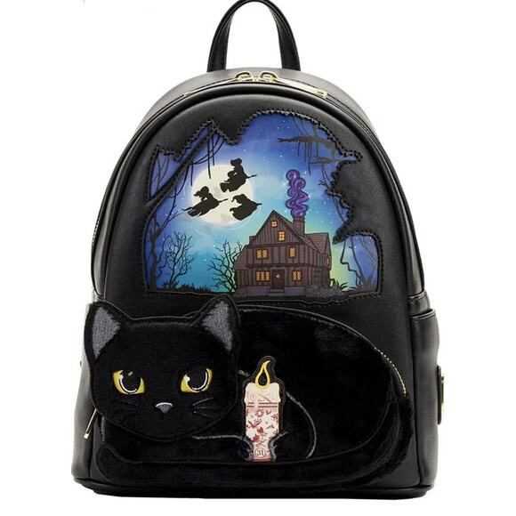 Loungefly Hocus Pocus Binx Pocket Mini Backpack Black Cat NWT Fast Ship main image 7